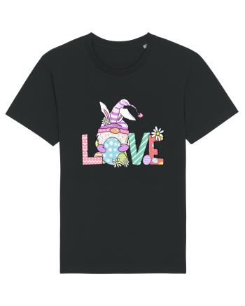 Easter Gnome Love Black
