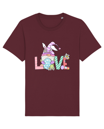 Easter Gnome Love Burgundy