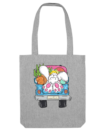 Funny Easter Truck Heather Grey