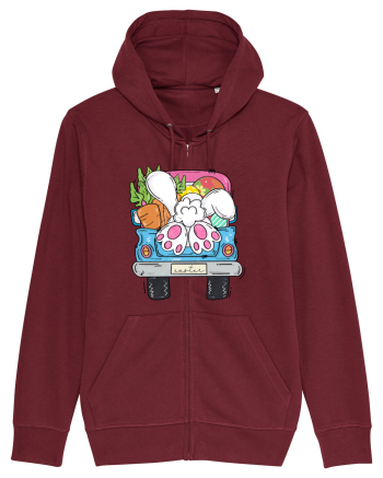 Funny Easter Truck Burgundy