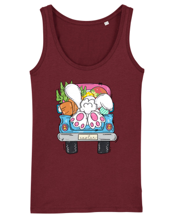 Funny Easter Truck Burgundy