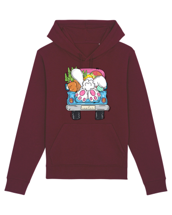 Funny Easter Truck Burgundy
