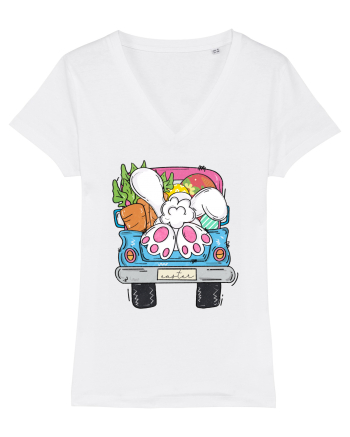 Funny Easter Truck White