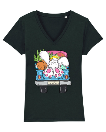 Funny Easter Truck Black
