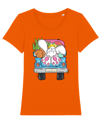 Funny Easter Truck Bright Orange
