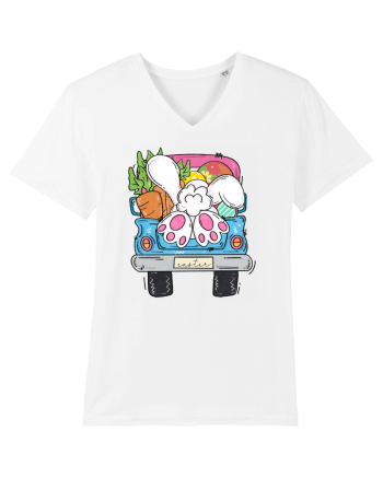 Funny Easter Truck White