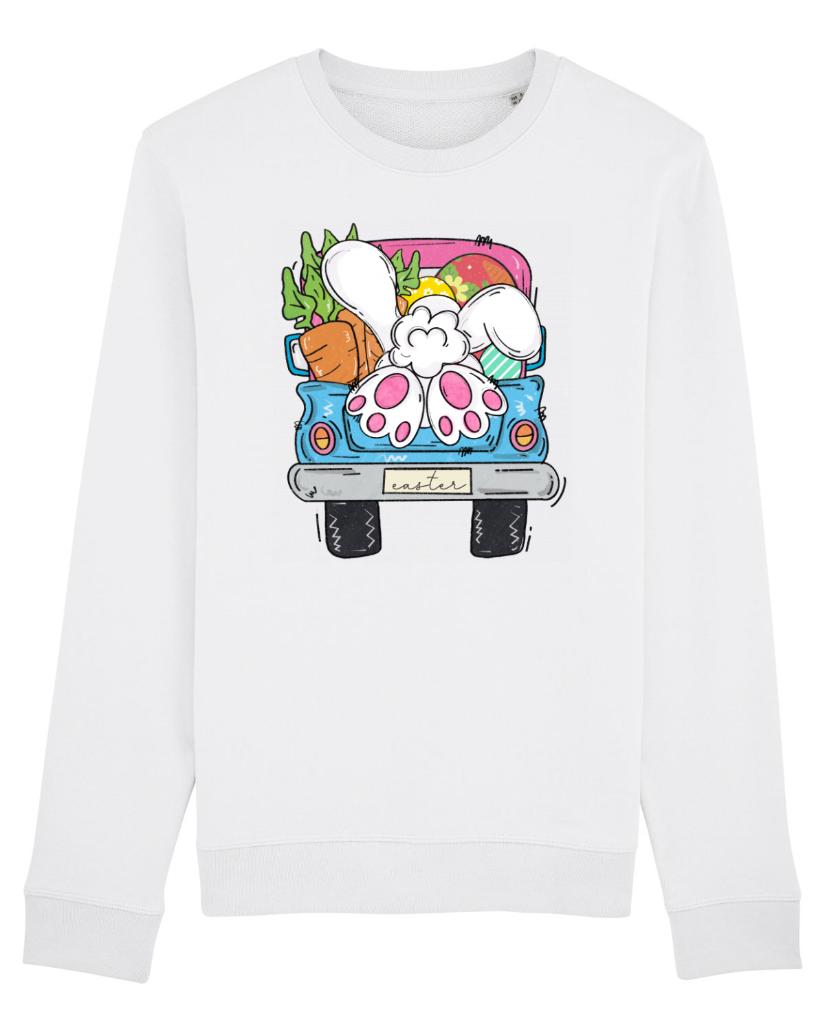 Bluză mânecă lungă Unisex Rise White