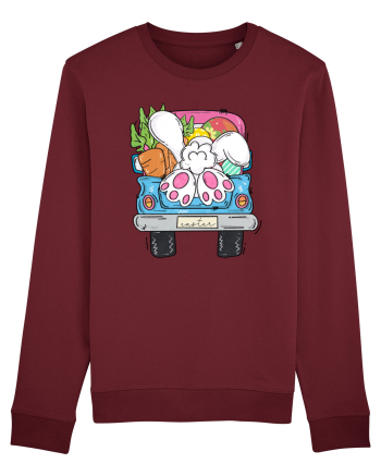 Funny Easter Truck Burgundy