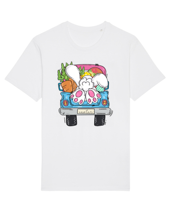 Funny Easter Truck White