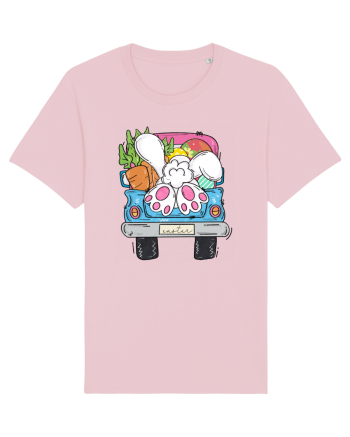Funny Easter Truck Cotton Pink