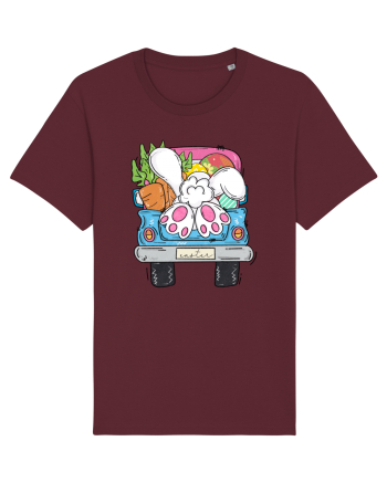 Funny Easter Truck Burgundy