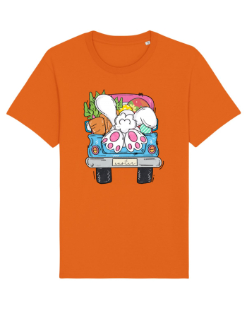 Funny Easter Truck Bright Orange