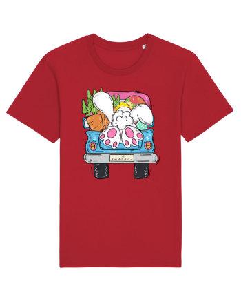 Funny Easter Truck Red