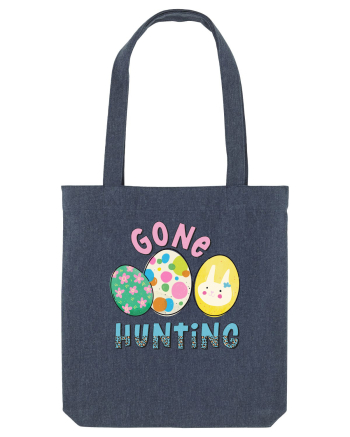 Gone Hunting Easter Eggs Midnight Blue