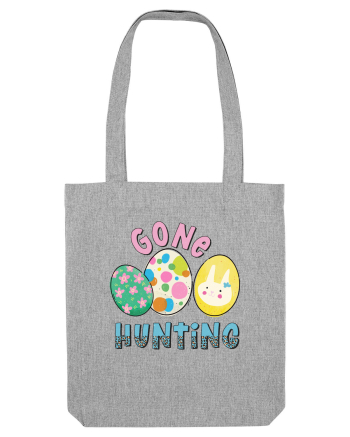 Gone Hunting Easter Eggs Heather Grey