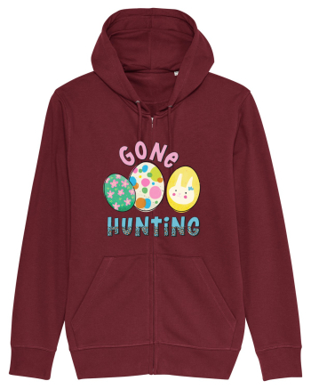 Gone Hunting Easter Eggs Burgundy