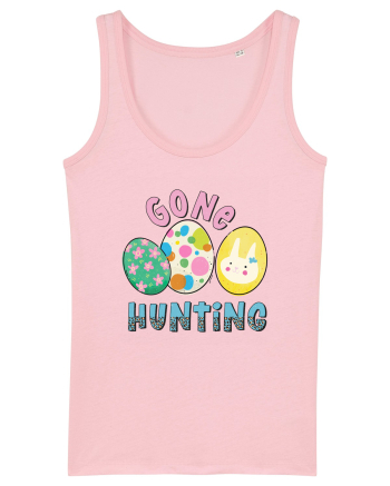 Gone Hunting Easter Eggs Cotton Pink
