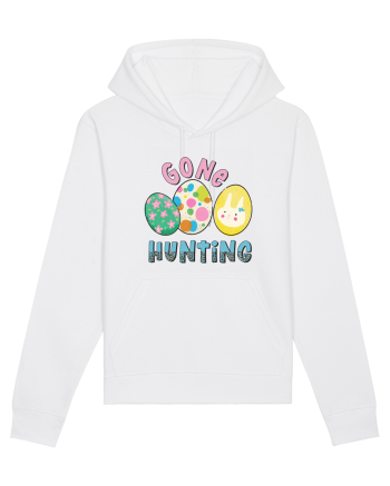 Gone Hunting Easter Eggs White