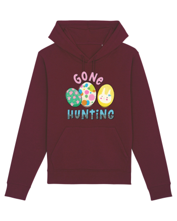 Gone Hunting Easter Eggs Burgundy