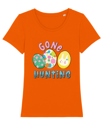 Gone Hunting Easter Eggs Bright Orange