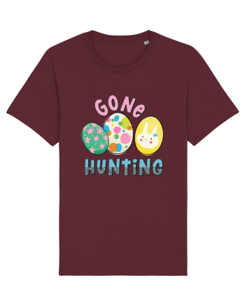 Gone Hunting Easter Eggs Burgundy
