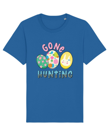 Gone Hunting Easter Eggs Royal Blue