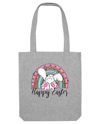 Happy Easter Rainbow Heather Grey