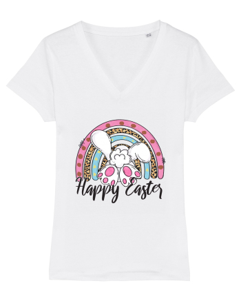 Happy Easter Rainbow White