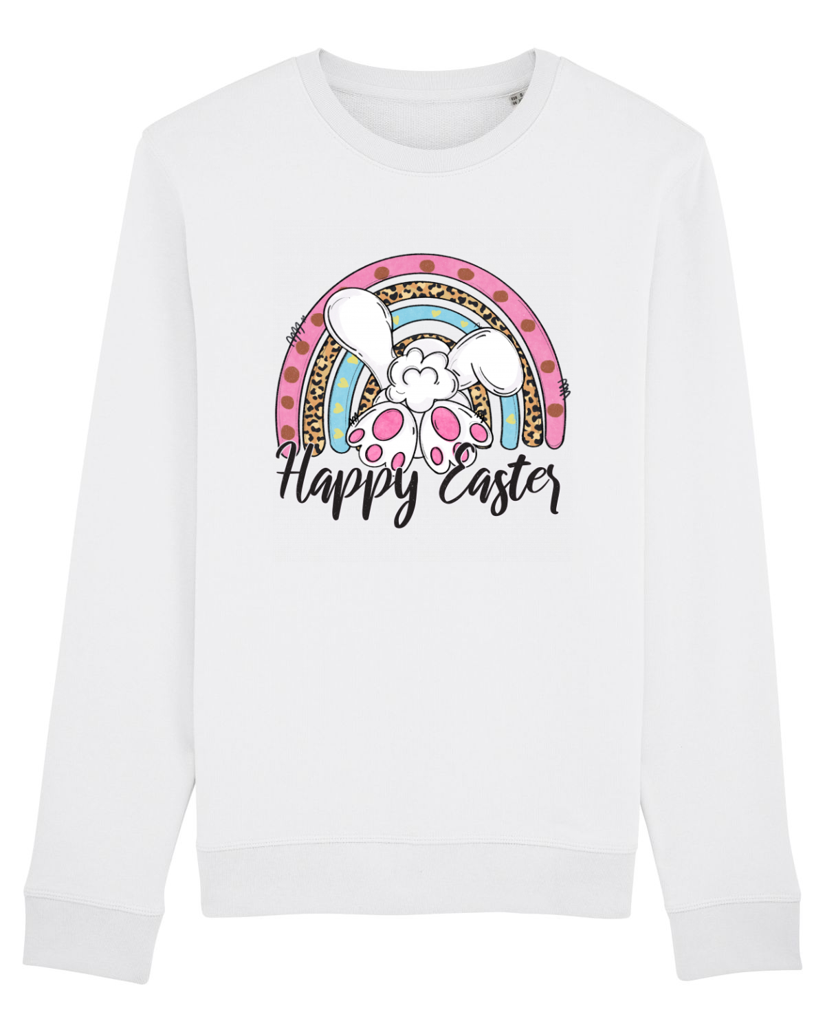 Bluză mânecă lungă Unisex Rise White