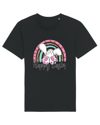 Happy Easter Rainbow Black