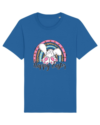 Happy Easter Rainbow Royal Blue