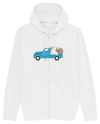 Happy Easter Truck White