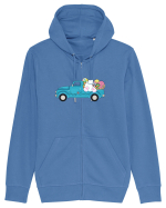 Happy Easter Truck Hanorac cu fermoar Unisex Connector