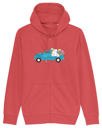 Happy Easter Truck Carmine Red