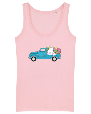 Happy Easter Truck Cotton Pink