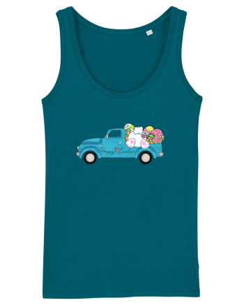 Happy Easter Truck Ocean Depth