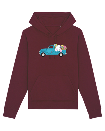 Happy Easter Truck Burgundy