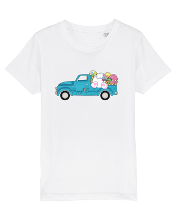 Happy Easter Truck White
