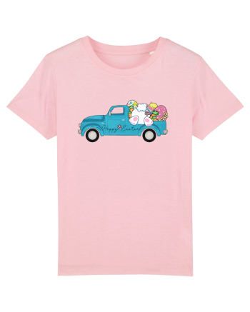 Happy Easter Truck Cotton Pink