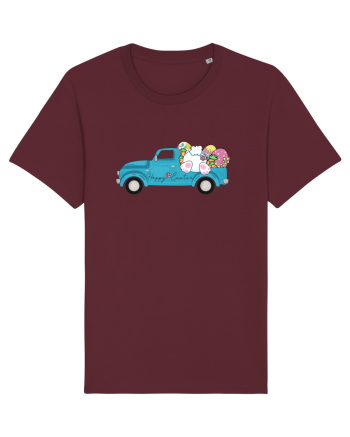 Happy Easter Truck Burgundy