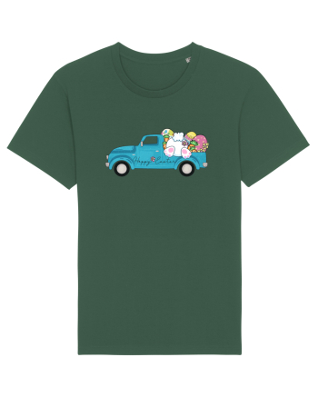 Happy Easter Truck Bottle Green