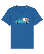 Happy Easter Truck Tricou mânecă scurtă Unisex Rocker