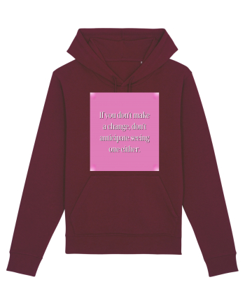 I f you don t make a change, don t anticipate seeing one either Burgundy