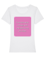 I f you don t make a change, don t anticipate seeing one either Tricou mânecă scurtă guler larg fitted Damă Expresser