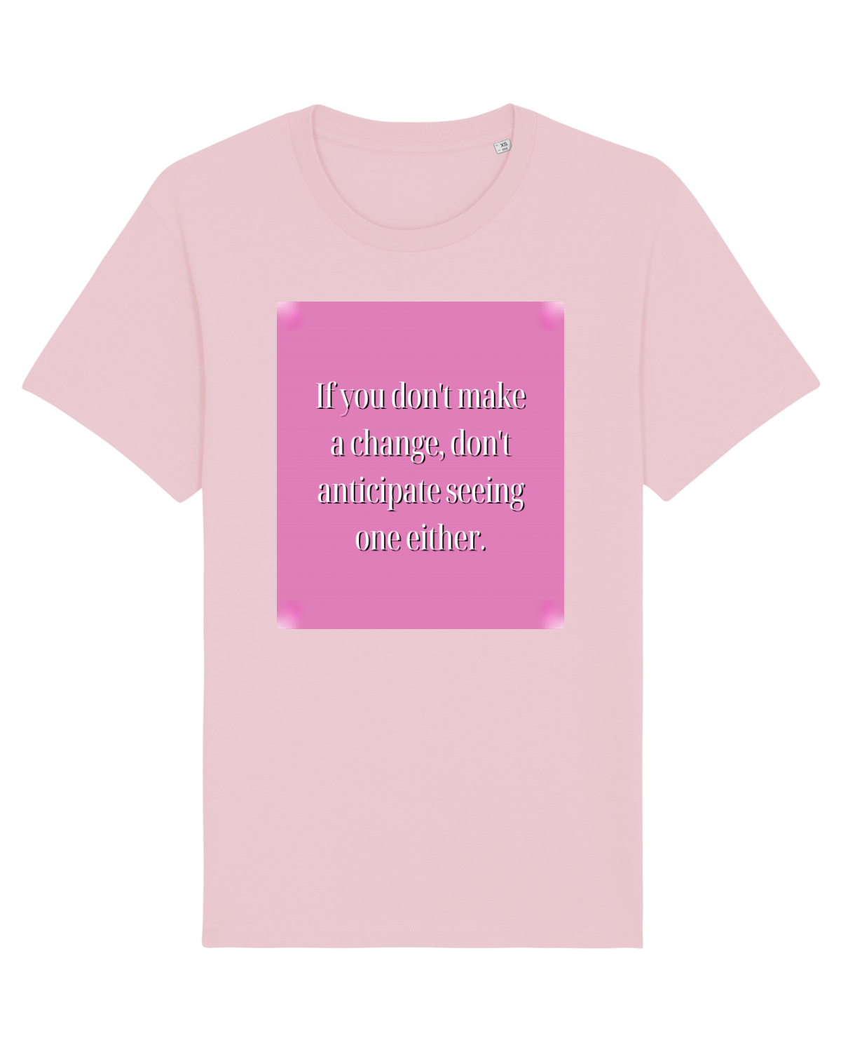 Tricou mânecă scurtă Unisex Rocker Cotton Pink