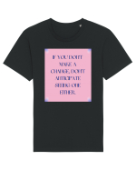 If you don t  make a change ... Tricou mânecă scurtă Unisex Rocker