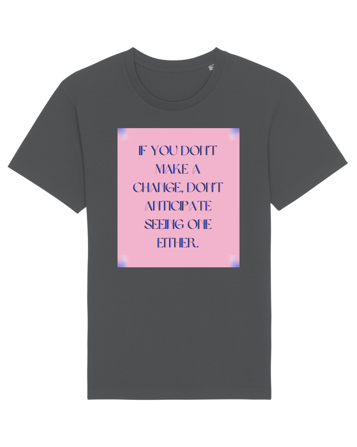 Tricou mânecă scurtă Unisex Rocker Anthracite