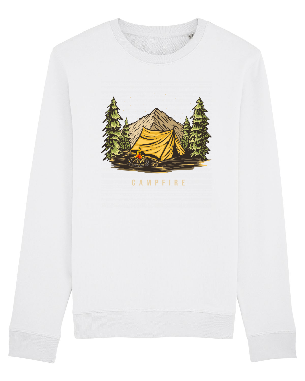 Bluză mânecă lungă Unisex Rise White
