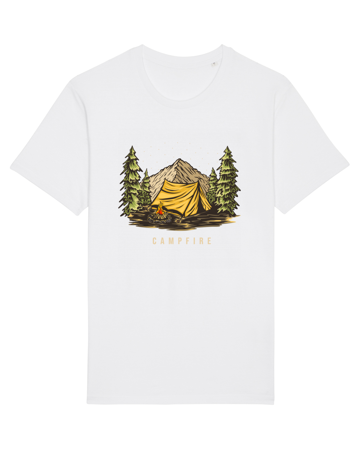 Tricou mânecă scurtă Unisex Rocker White
