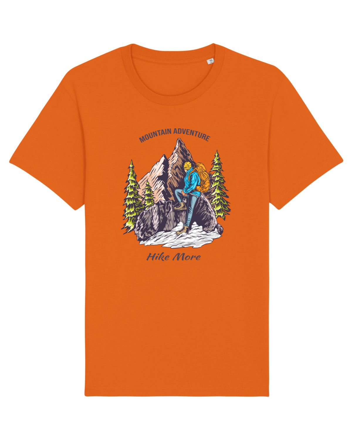Tricou mânecă scurtă Unisex Rocker Bright Orange